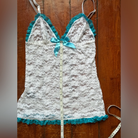 White Lace Lingerie Top - Picture 14 of 14